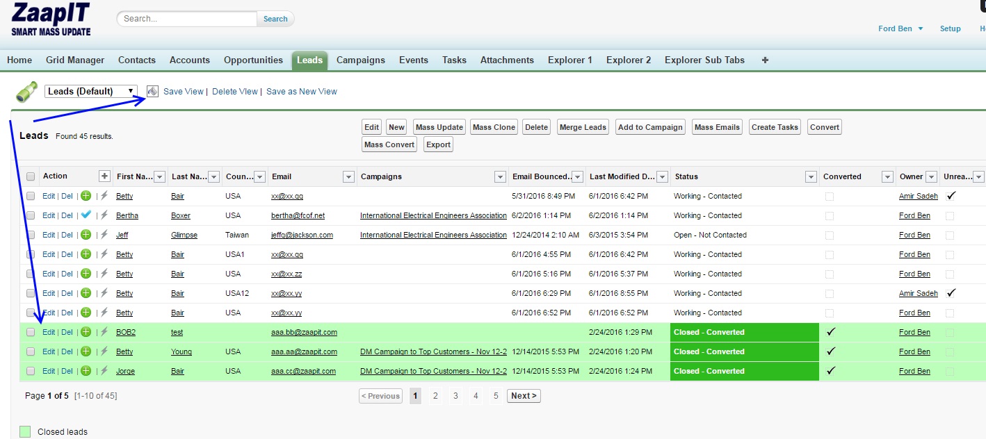 Conditional Styling for leads in Salesforce