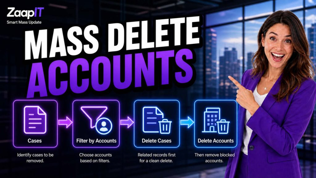 mass delete accounts and cases